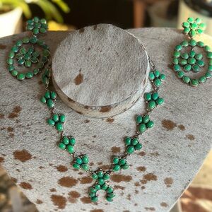 Frederico Jimenez mini squash necklace and matching earrings.